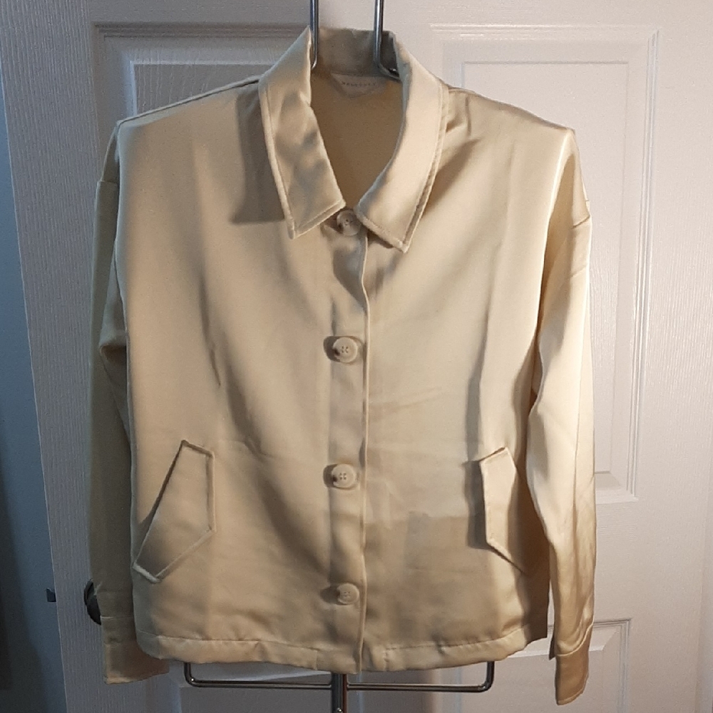 MELLODAY Cream Utility Jacket